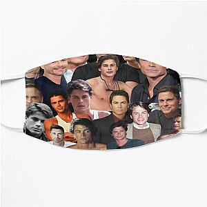 rob lowe photo collage Flat Mask