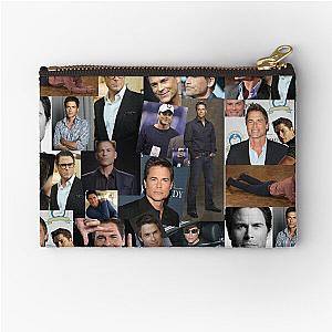 Rob Lowe Actor Aesthetic Collage Zipper Pouch