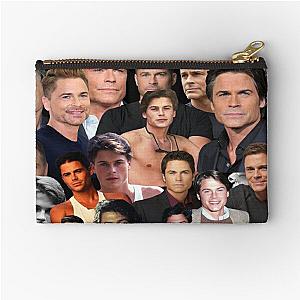 rob lowe photo collage Zipper Pouch