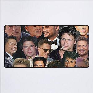 rob lowe 2 photo collage Desk Mat