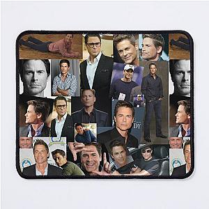 Rob Lowe Actor Aesthetic Collage Mouse Pad