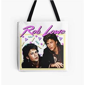 80s Rob Lowe All Over Print Tote Bag