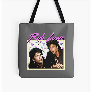 80s Rob Lowe All Over Print Tote Bag