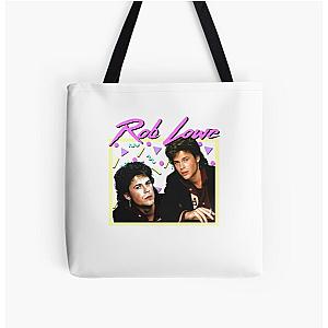 80s Rob Lowe All Over Print Tote Bag