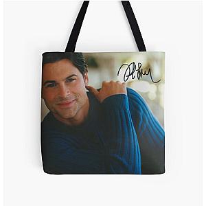 Rob Lowe signed All Over Print Tote Bag