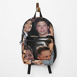 rob lowe 2 photo collage Backpack