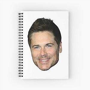 Rob Lowe head Spiral Notebook