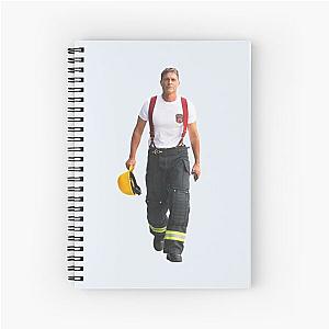 Rob Lowe Firefighter Spiral Notebook