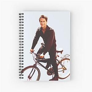 Rob Lowe on a Bike Spiral Notebook