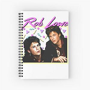 80s Rob Lowe Spiral Notebook