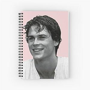 Rob Lowe Wet Hair Spiral Notebook