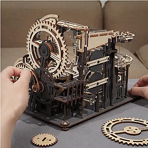 Robotime Rokr Marble Run Set 5 Kinds 3D Wooden Puzzle Building Block Kits