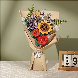 Robotime Rowood DIY Wooden Flower Bouquet