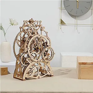 Robotime 3D Wooden Puzzle DIY Laser Cutting Mechanical Model Building Block Kits