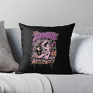 American Witch Rob Zombie Throw Pillow RB2709
