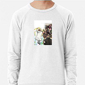 Riffs & Roses Rock Is A Ladys Modesty Sweatshirts
