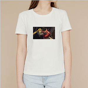 Ladycore by Design Rock Is A Ladys Modesty T-Shirts