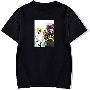 Riffs & Roses Rock Is A Ladys Modesty T-Shirts