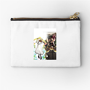 Riffs & Roses Rock Is A Ladys Modesty Zipper Pouches