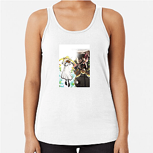 Riffs & Roses Rock Is A Ladys Modesty Tank Tops