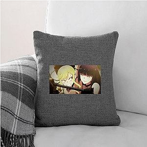 Guitar. Grace. Modesty. Rock Is A Ladys Modesty Pillows Cover