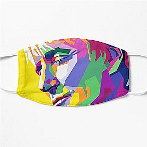 Awesome Colorful Rod Stewart Flat Mask