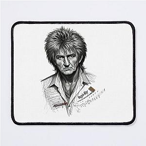 Rod Stewart in Sketch Mouse Pad