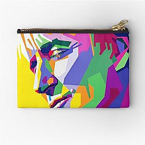 Awesome Colorful Rod Stewart Zipper Pouch