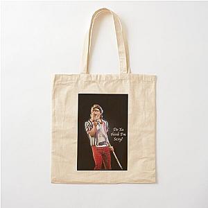 Rod Stewart caricature Cotton Tote Bag