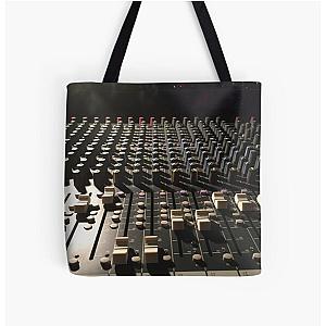 Rod Stewart Concert Tribute Act Mixing Desk All Over Print Tote Bag