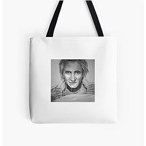 Rockin Rod Stewart Oils All Over Print Tote Bag