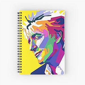 Awesome Colorful Rod Stewart Spiral Notebook