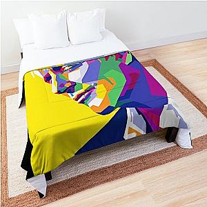 Awesome Colorful Rod Stewart Comforter