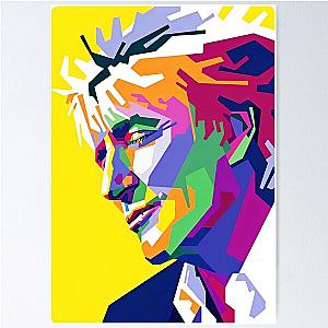 Awesome Colorful Rod Stewart Poster