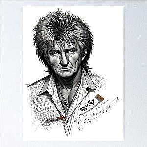 Rod Stewart in Sketch Poster