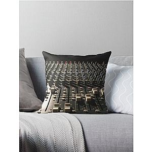 Rod Stewart Concert Tribute Act Mixing Desk Throw Pillow