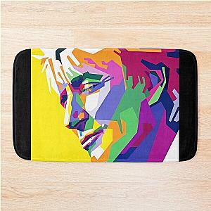 Awesome Colorful Rod Stewart Bath Mat