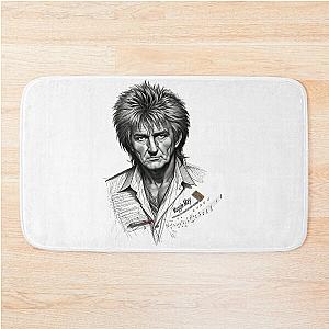 Rod Stewart in Sketch Bath Mat