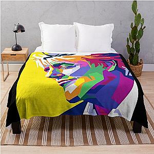 Awesome Colorful Rod Stewart Throw Blanket