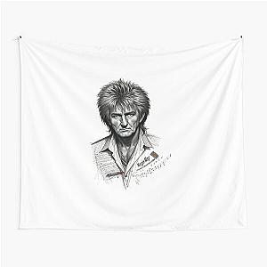 Rod Stewart in Sketch Tapestry