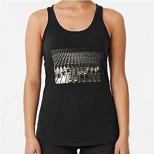 Rod Stewart Concert Tribute Act Mixing Desk   Racerback Tank Top