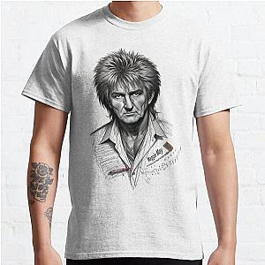 Rod Stewart in Sketch Classic T-Shirt