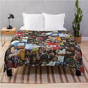 Rod Wave Collage Throw Blanket RB1509 [ID555699]