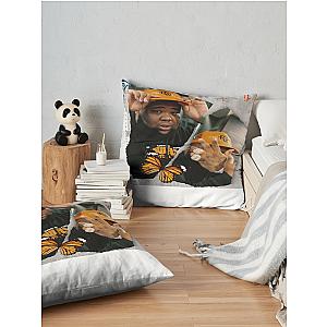 Orange Throw Pillow Premium Merch Store