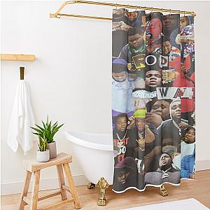 Rod Wave Collage Shower Curtain Premium Merch Store