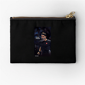Roger Federer A True Legend Roger Federer Zipper Pouches
