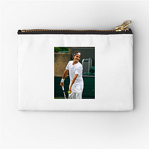 Roger Federer The Elegant Maestro Roger Federer Zipper Pouches