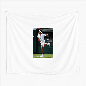 Roger Federer The Gentleman Of Tennis Roger Federer Tapestries