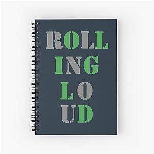 Rolling Loud Festival T-Shirt Cap Spiral Notebook