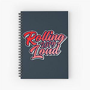 Rolling Loud 2019 alternative logo Spiral Notebook